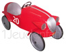 BAGHERA «Les Sublimes» : voiture de Course rouge  pdales - Le Mans 1924F