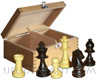 Beech-tree box with 32 boxwood chessmans [nb3] (chessboard not included) 