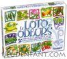 Loto of the Odours - educational game to discover the odours and develop smell  multilingual version: french, spanish, deutch, dutch 