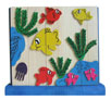 Wooden jigsaw [4 in a row] : FISH (16 parts) -used in schools- 